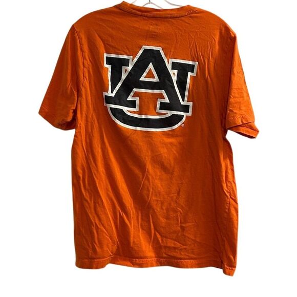 Auburn Tigers Men's Orange Graphic T-Shirt Size L Short Sleeve - Picture 6 of 8
